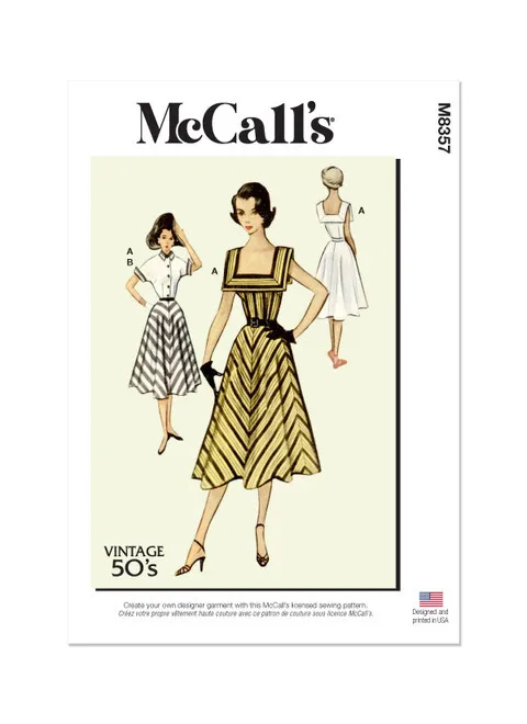 McCalls Vintage Dress and Jacket M8357 - Image 2