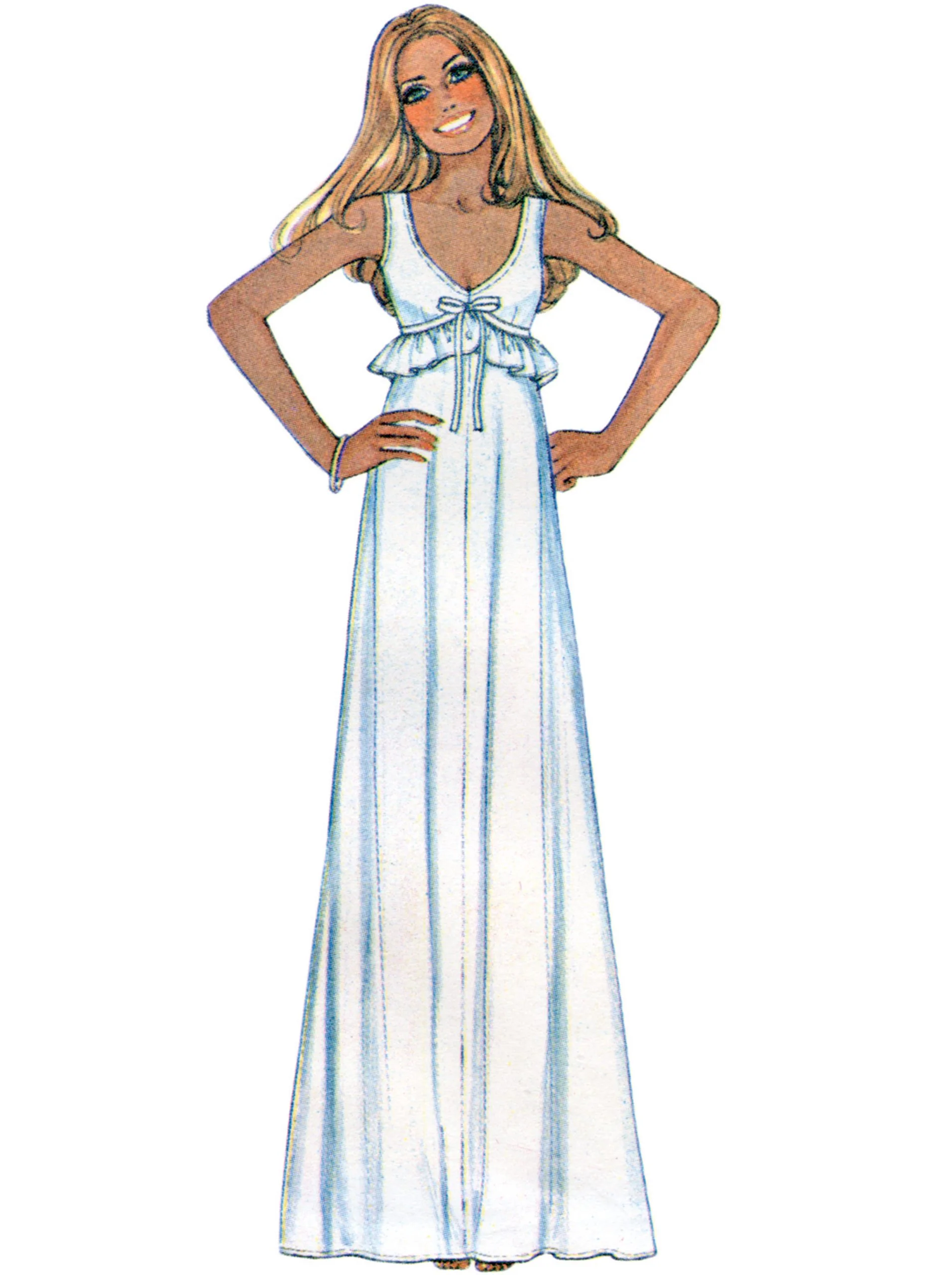 McCalls Vintage Nightwear M8430 - Image 4