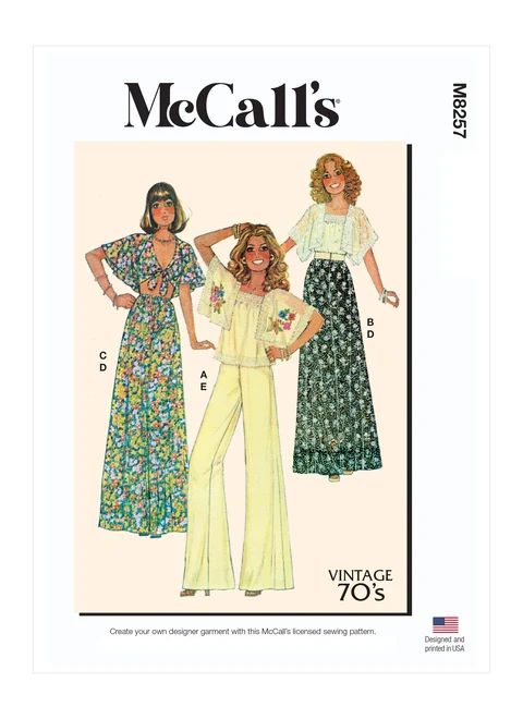 McCalls Vintage Outfit M8257 - Image 2