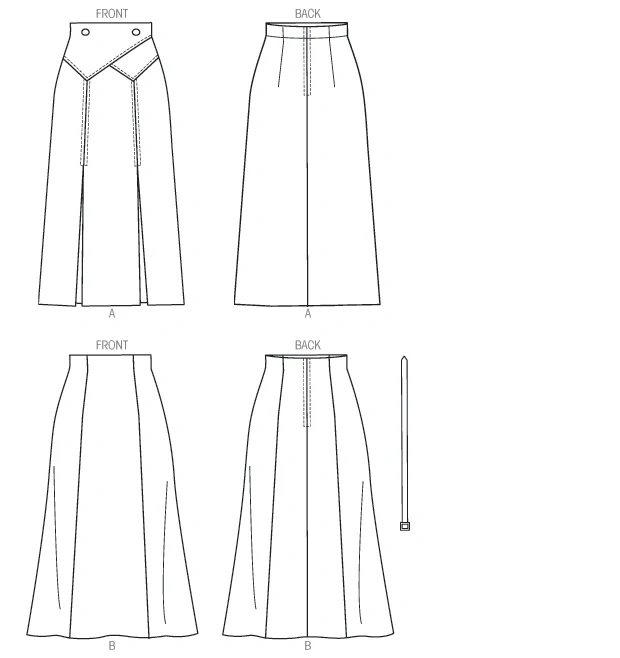 McCalls Vintage Skirts M6993 - Image 7
