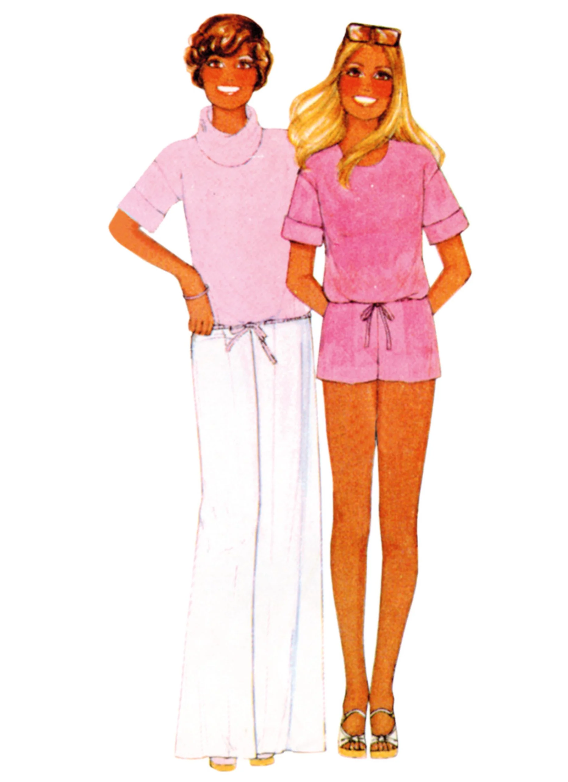 McCalls Vintage Tops, Skirt, Trousers & Shorts M8493 - Image 3