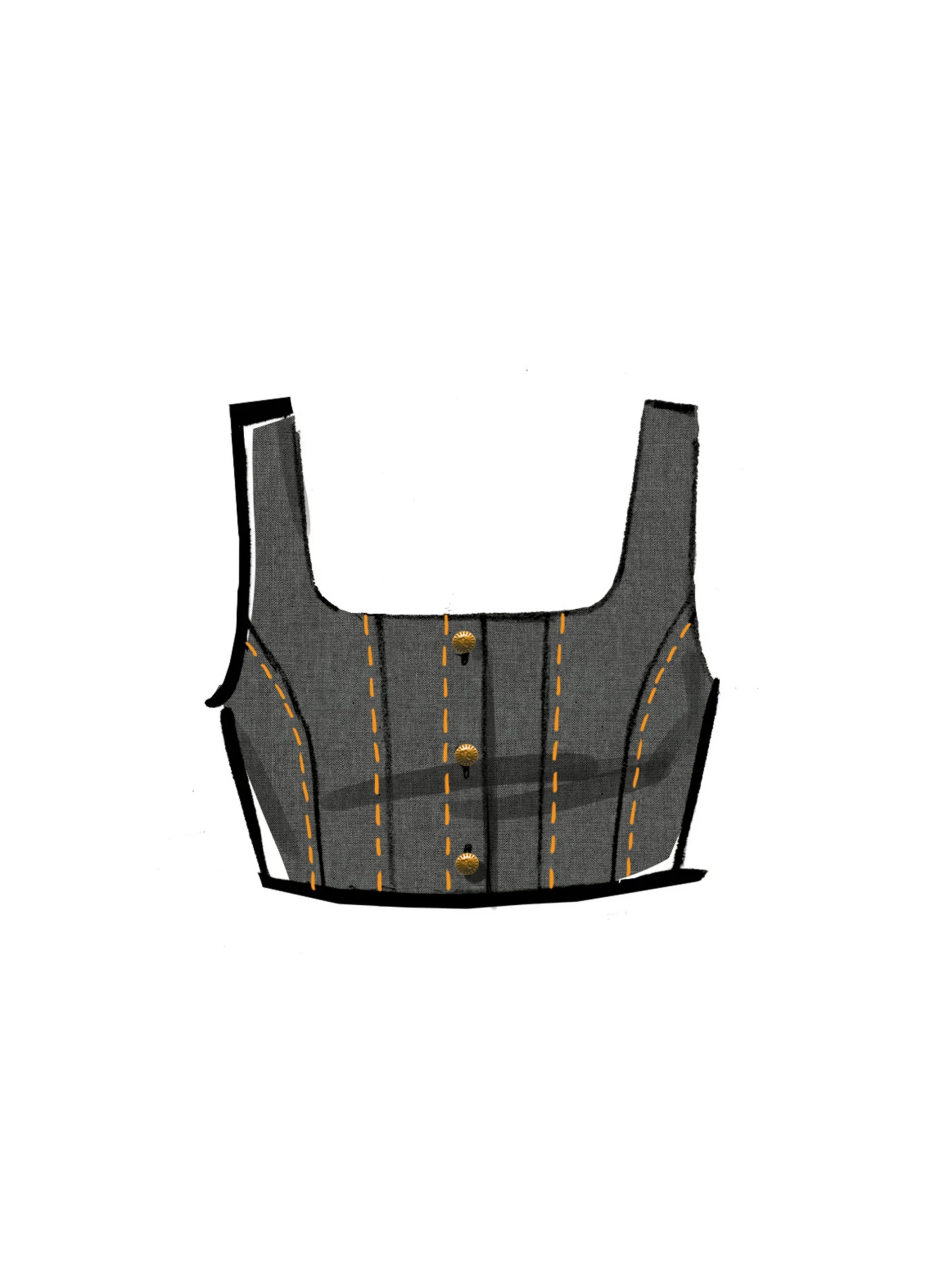 McCalls Waistcoat Tops M8478 - Image 7