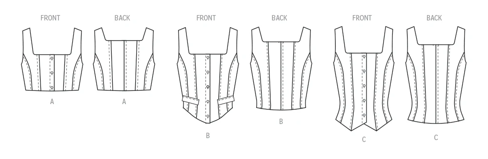 McCalls Waistcoat Tops M8478 - Image 8