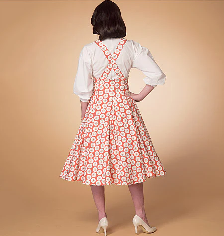 McCalls Women/Child Vintage Top & Dress M7184 - Image 4