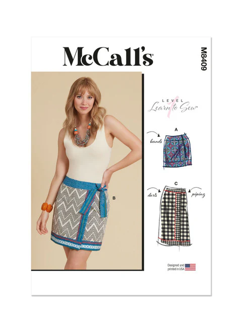 McCalls Wrap Skirts M8409 - Image 2