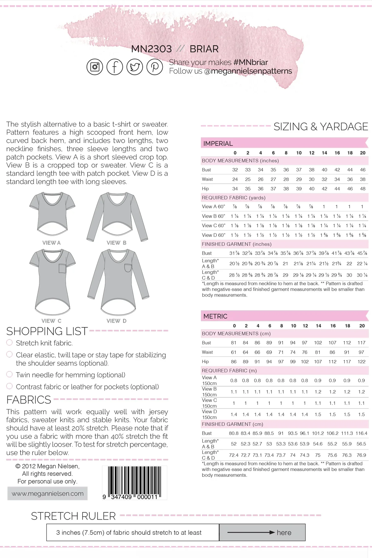 Megan Nielsen Briar Sweater and T-shirt - Image 20
