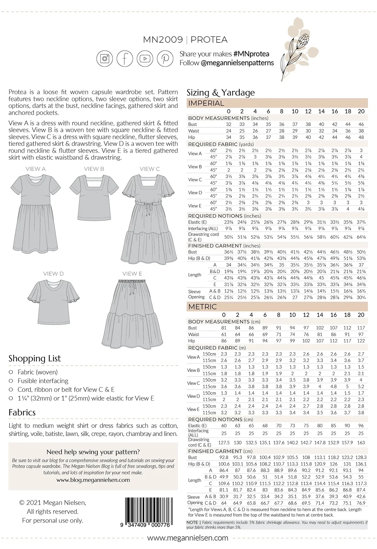 Megan Nielsen Protea Capsule Wardrobe - Image 25