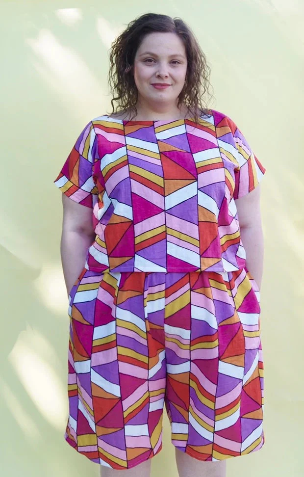 Melilot Noobi Top and Shorts - Printed copy shop (+£7.00)