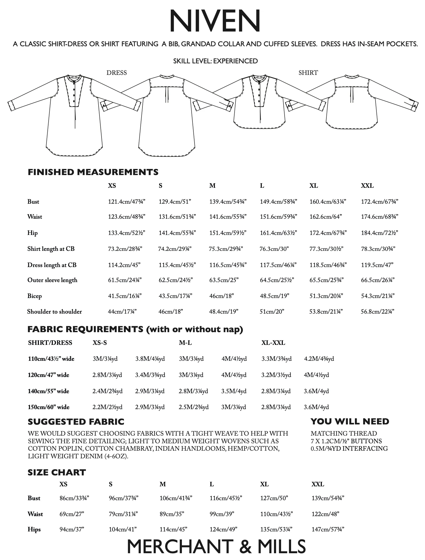 Merchant & Mills Niven Dress or Shirt - Image 12
