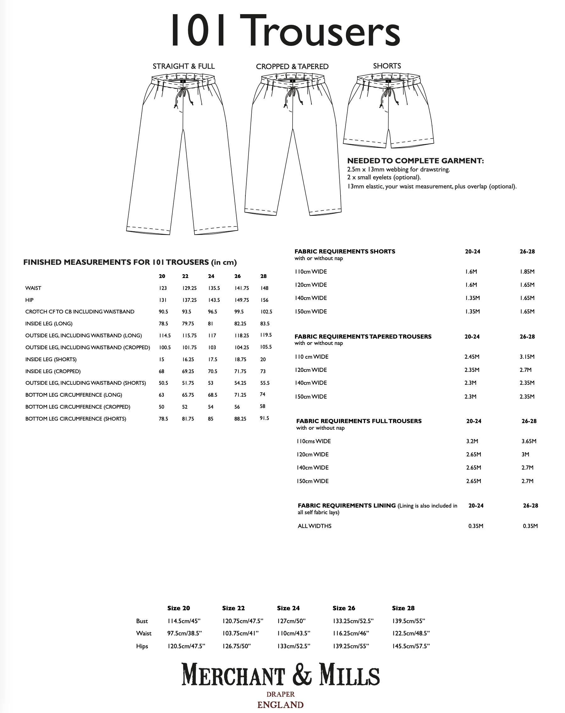 Merchant & Mills 101 Trousers - Image 12