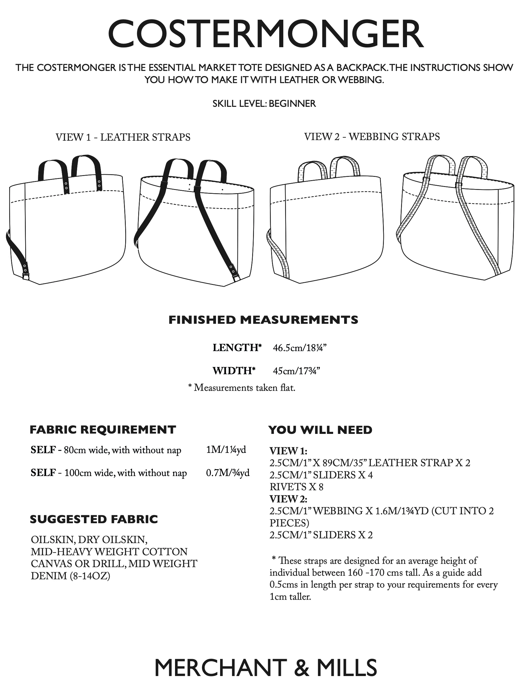 Merchant & Mills Costermonger Tote - Image 8