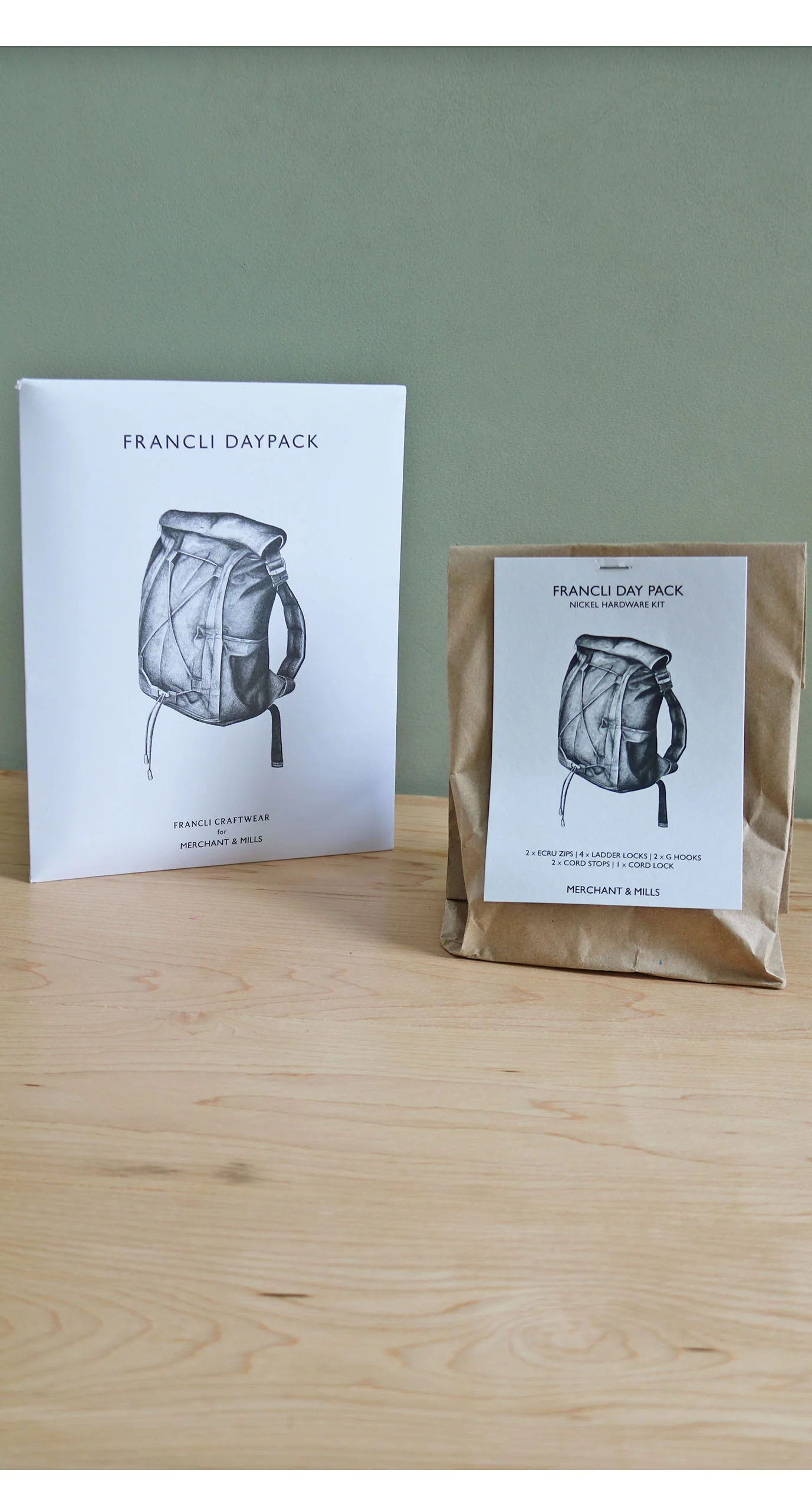 Merchant & Mills Francli Pattern and Hardware Kit Bundle