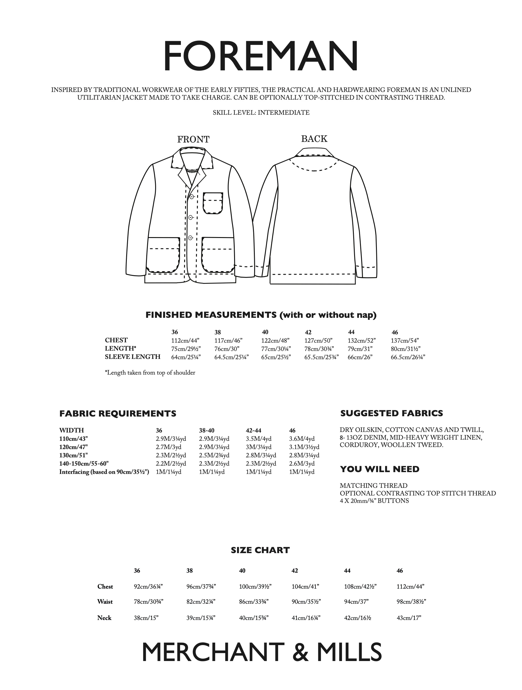 Merchant & Mills Men's Foreman Jacket - Image 18