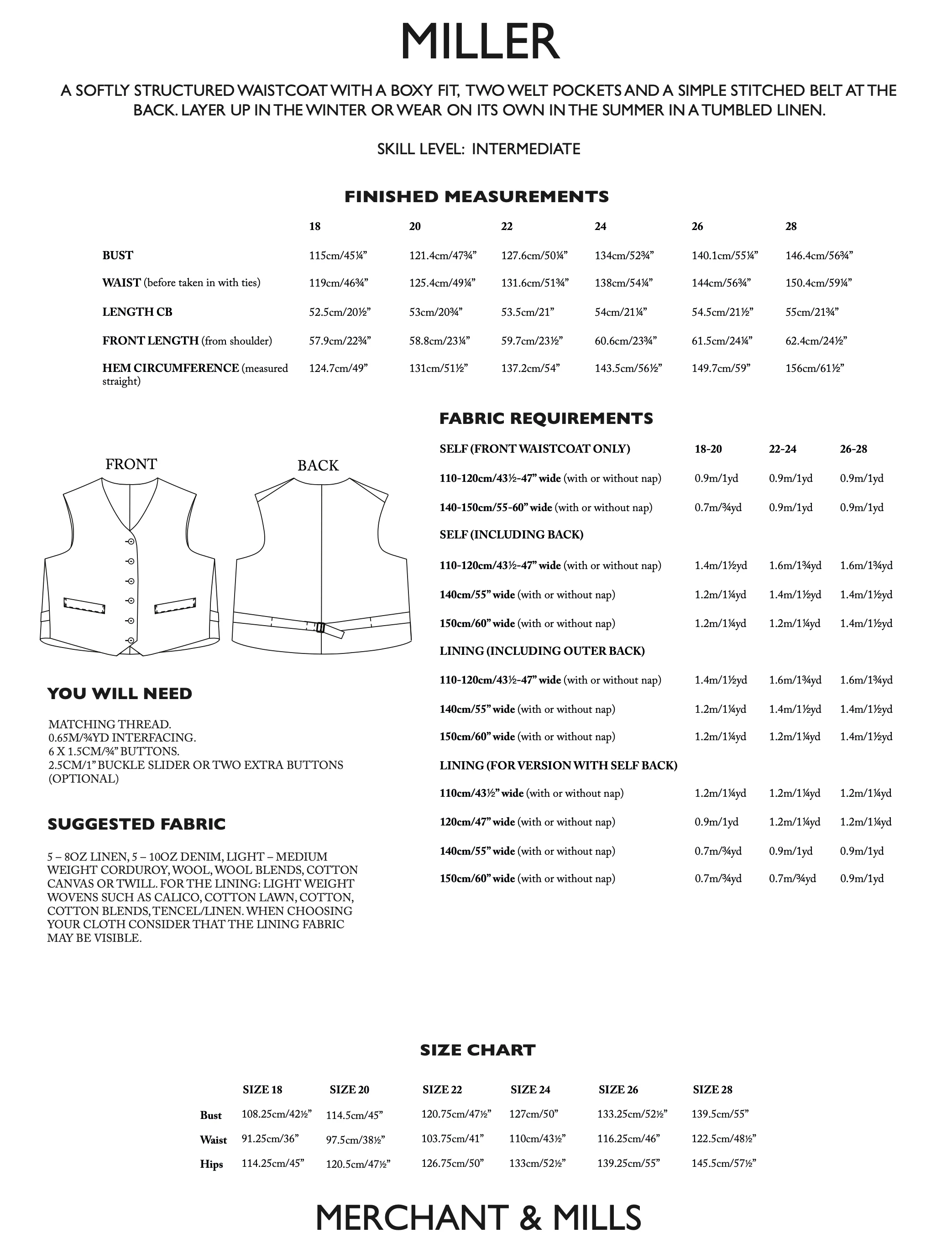 Merchant & Mills Miller Waistcoat - Image 22