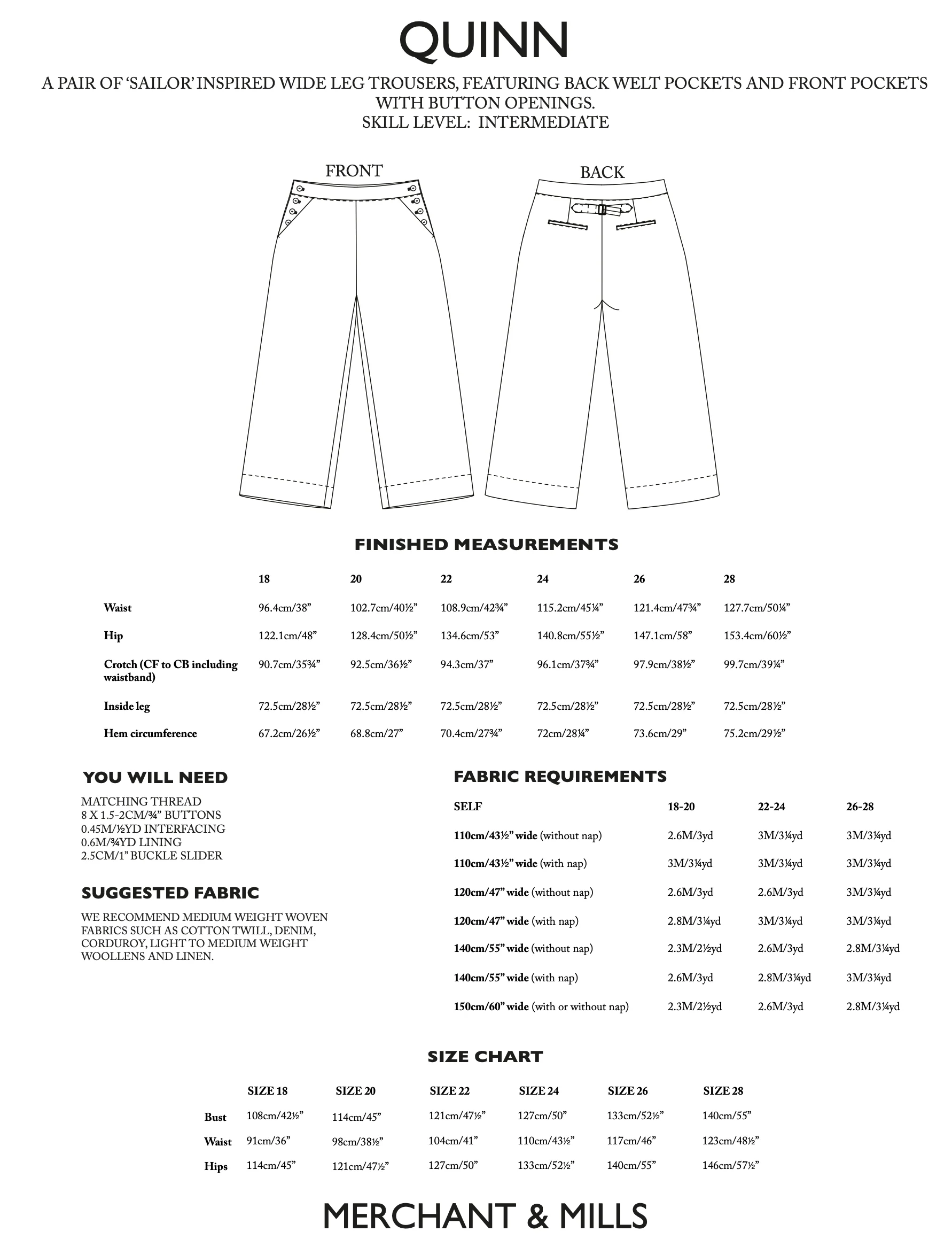 Merchant & Mills Quinn Trousers - Image 13