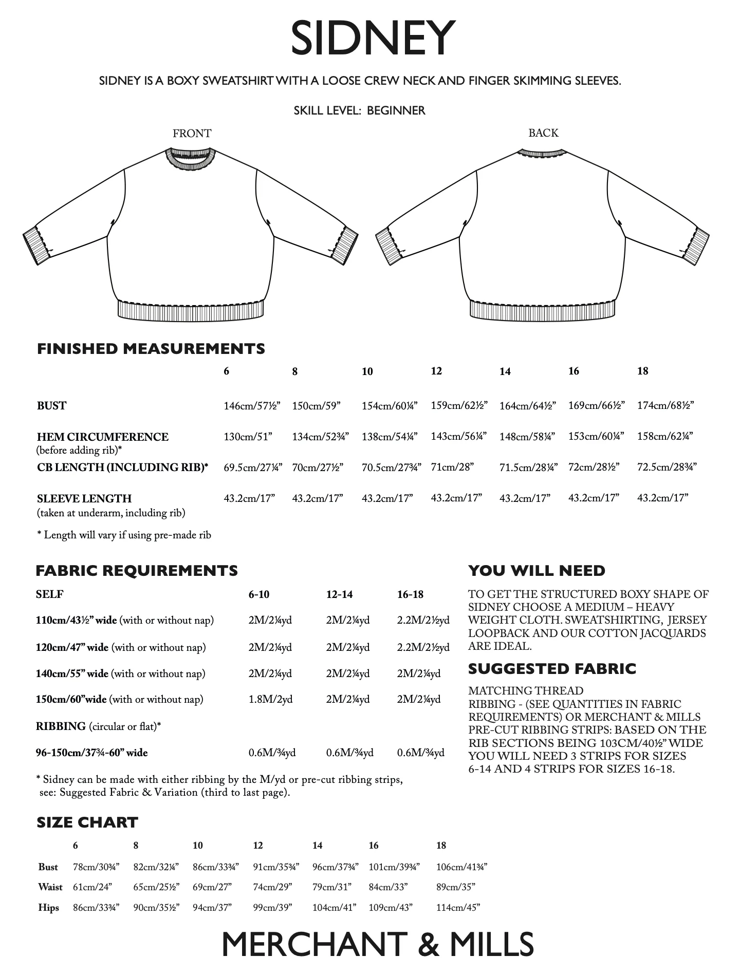 Merchant & Mills Sidney Sweatshirt - Image 12