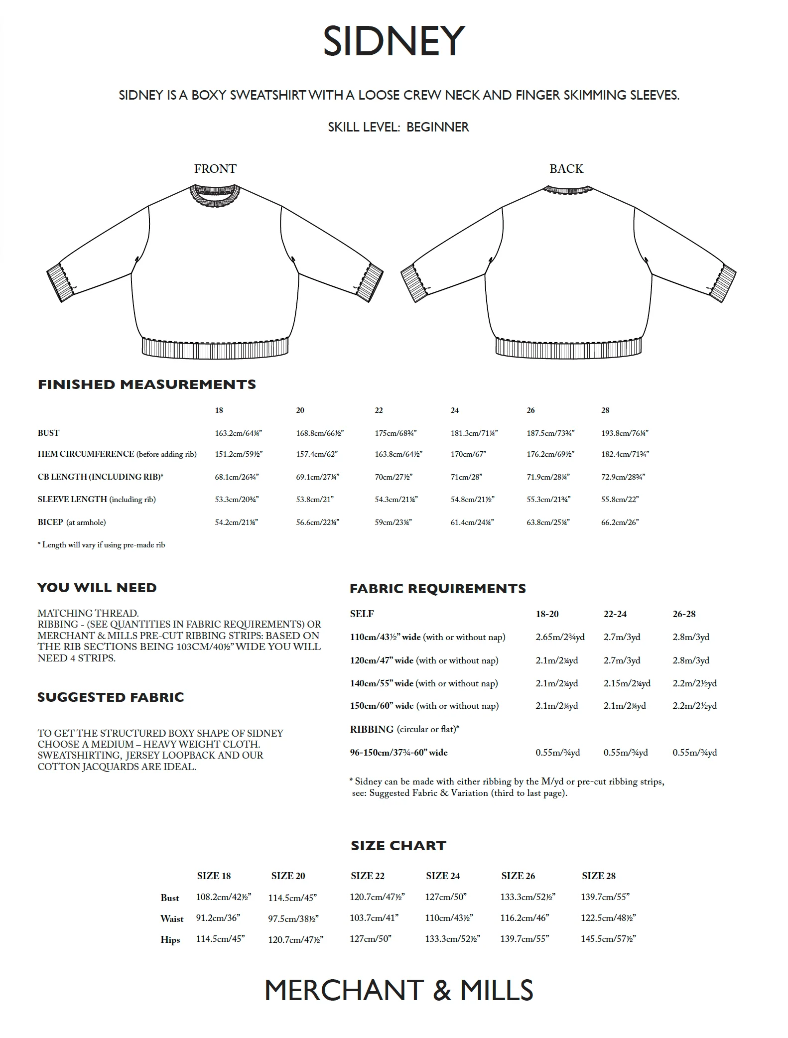 Merchant & Mills Sidney Sweatshirt - Image 13