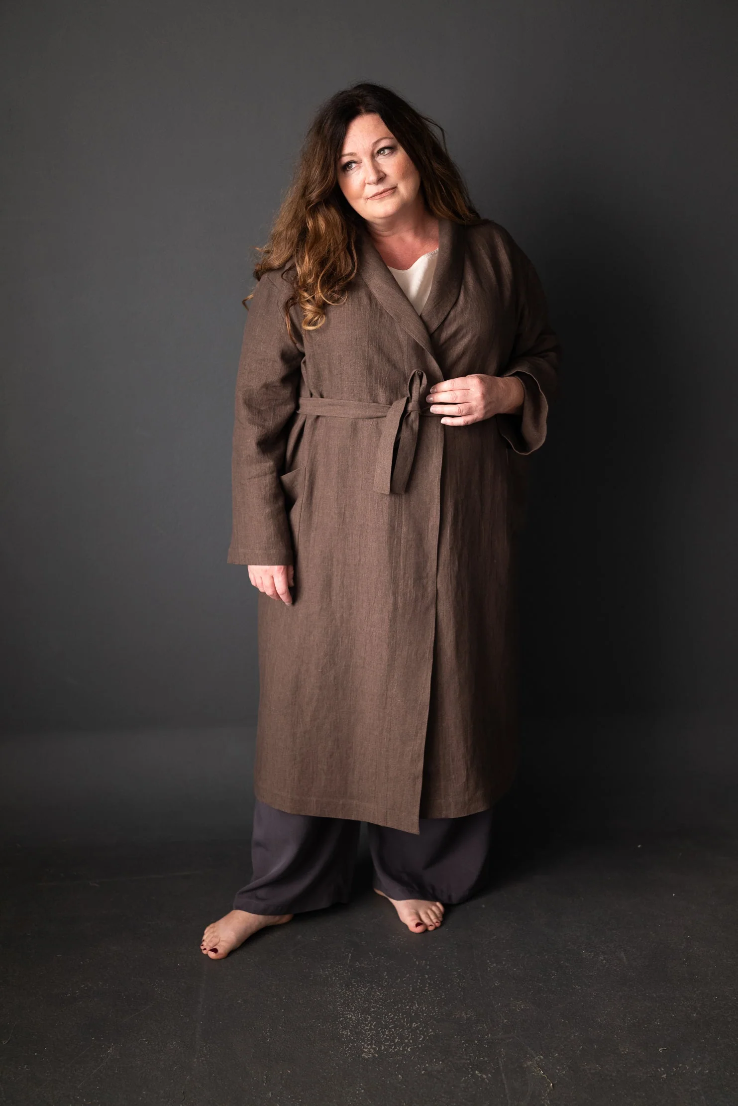 Merchant & Mills Unisex Sunday Robe - Printed copy shop (+£7.00)