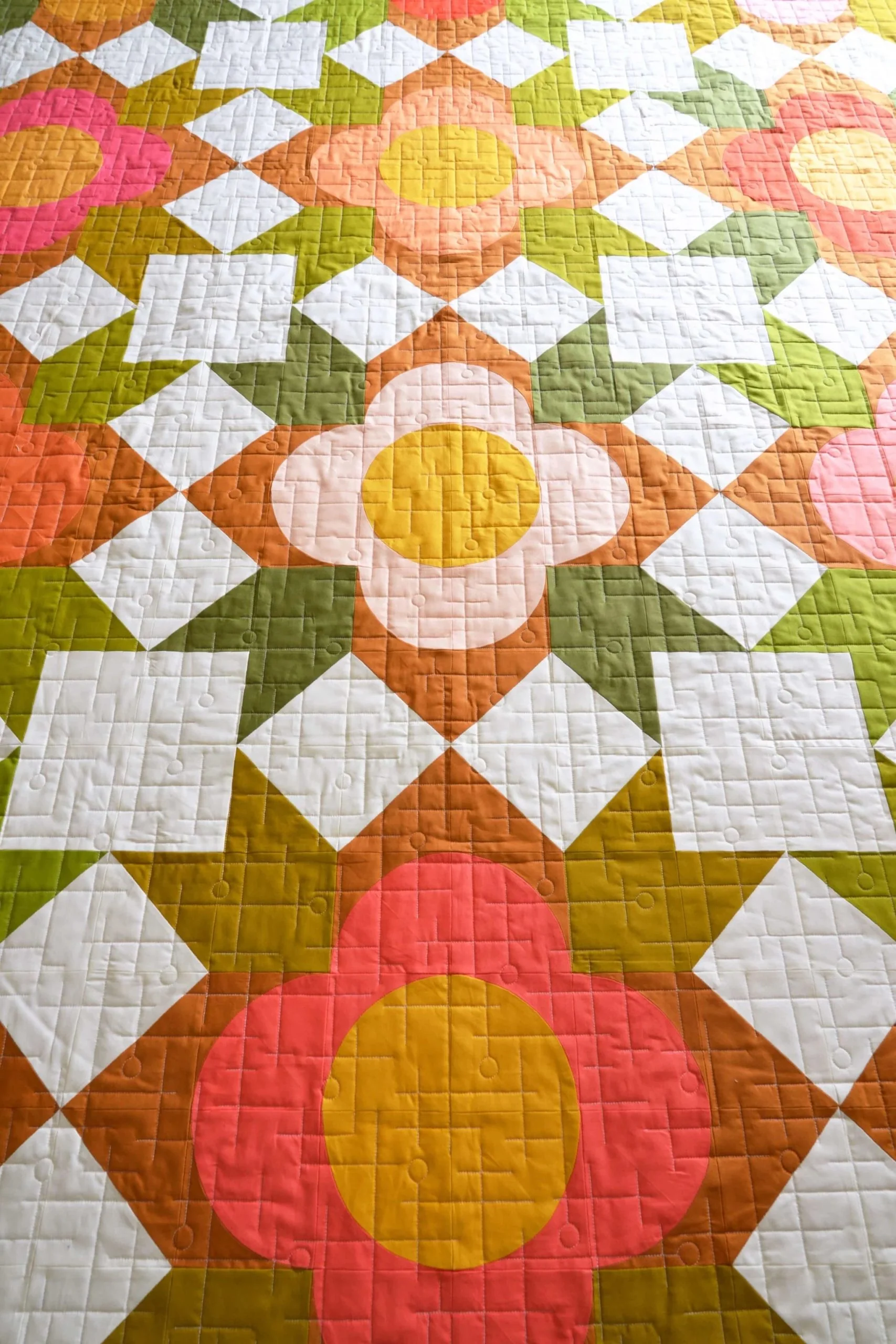 Modern Handcraft Flower Shop Quilt - Image 3