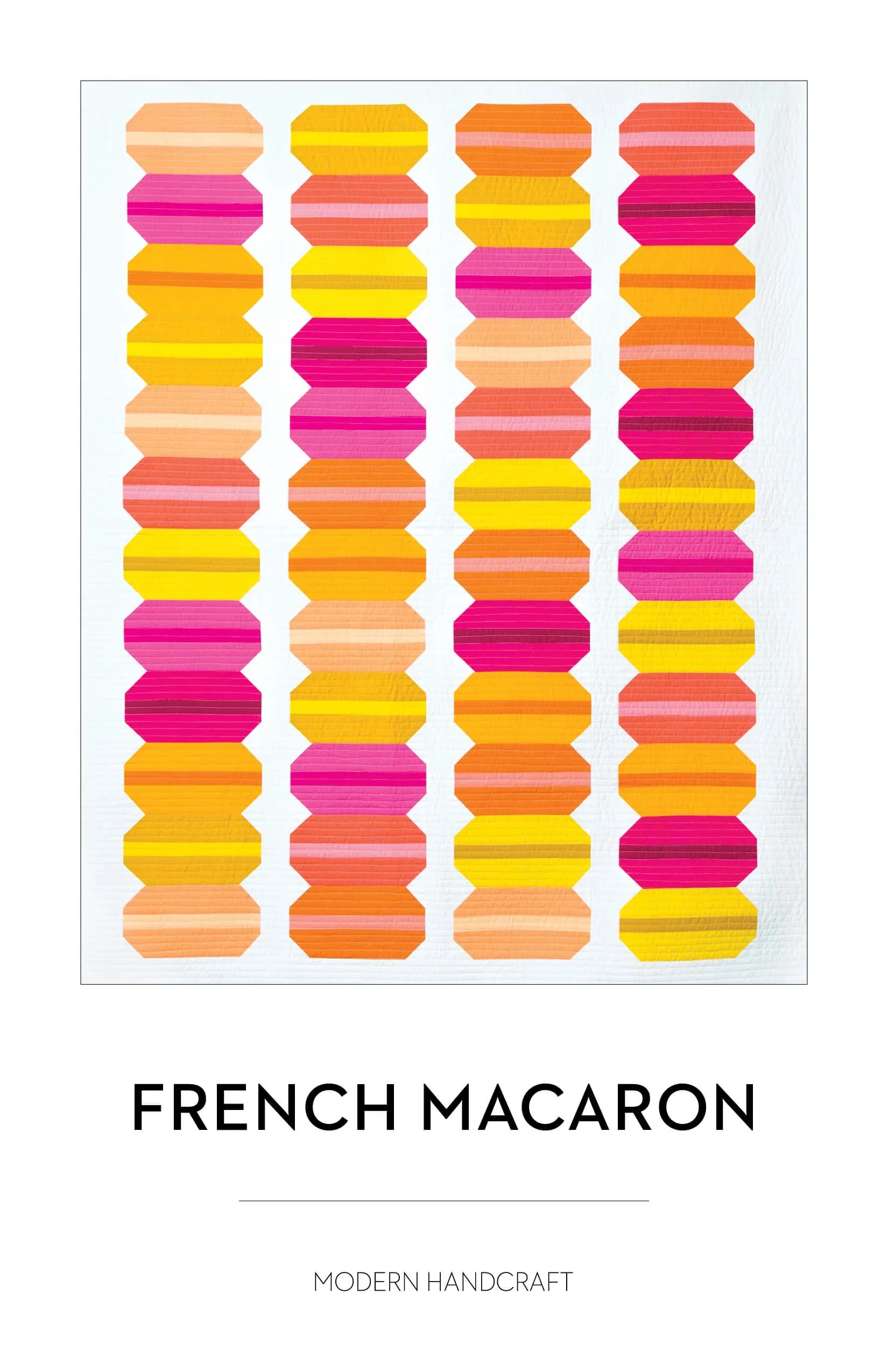 Modern Handcraft French Macaron Quilt - Image 6