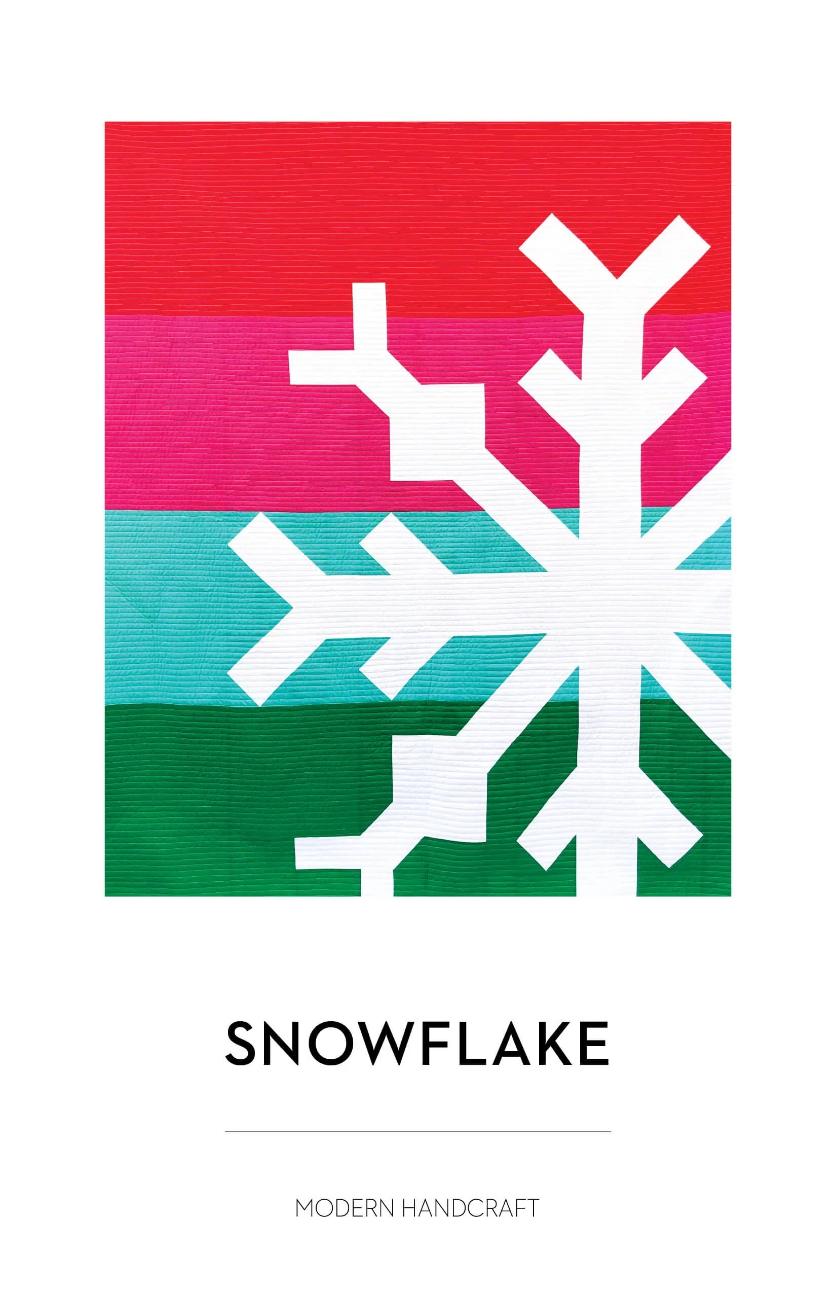 Modern Handcraft Snowflake Quilt - Image 6