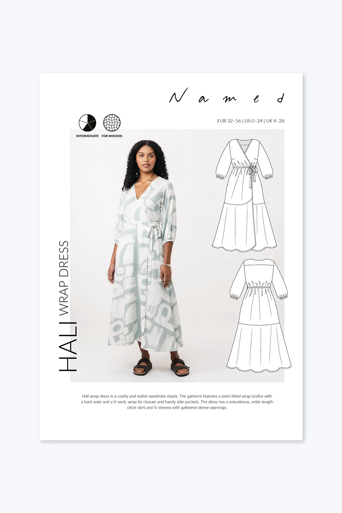 Named Hali Wrap Dress - Image 9