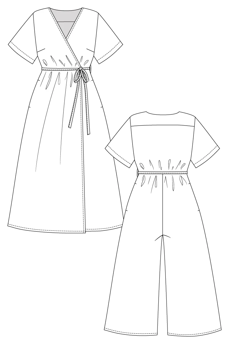 Named Hali Wrap Jumpsuit - Image 10