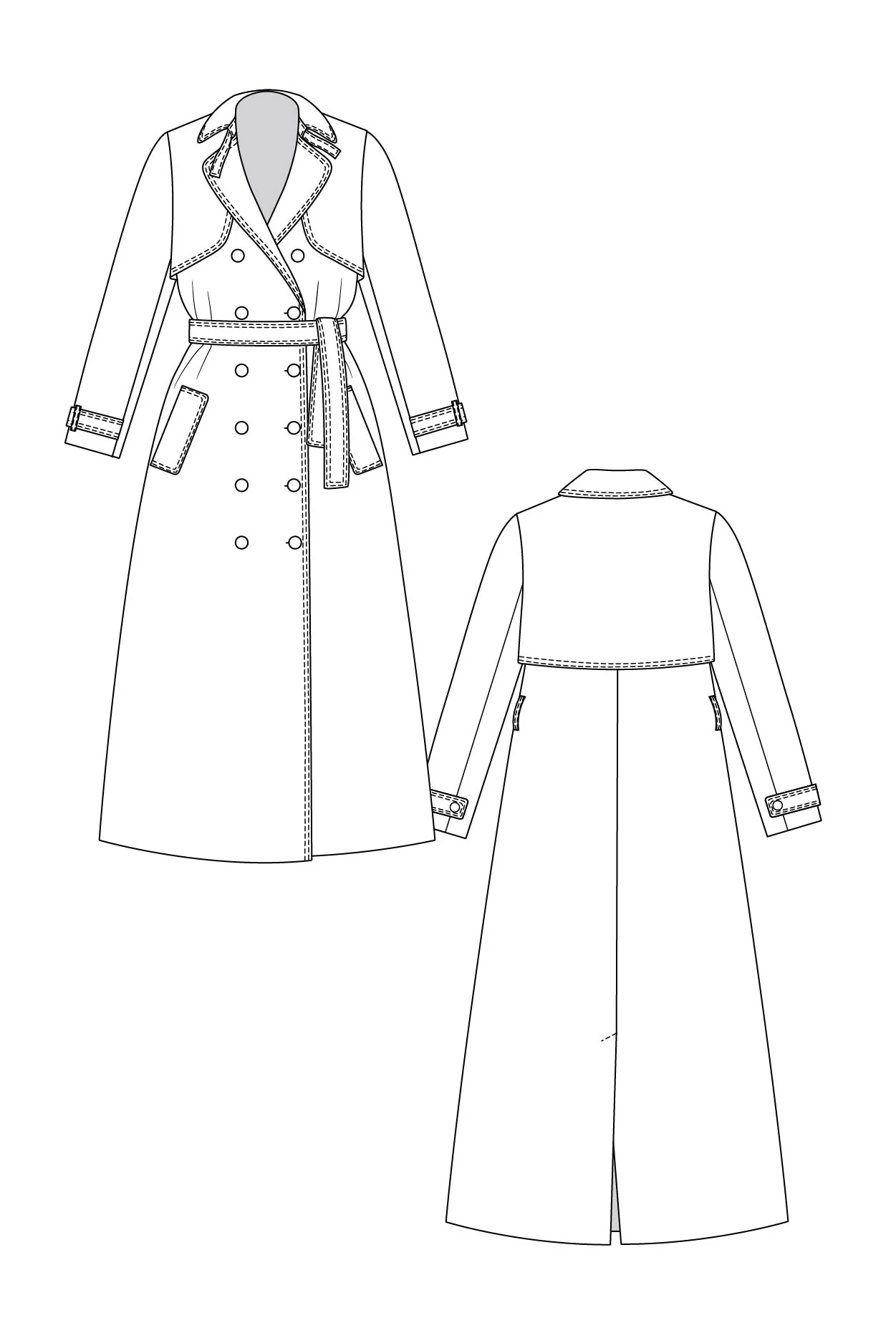 Named Isla Trench Coat - Image 9