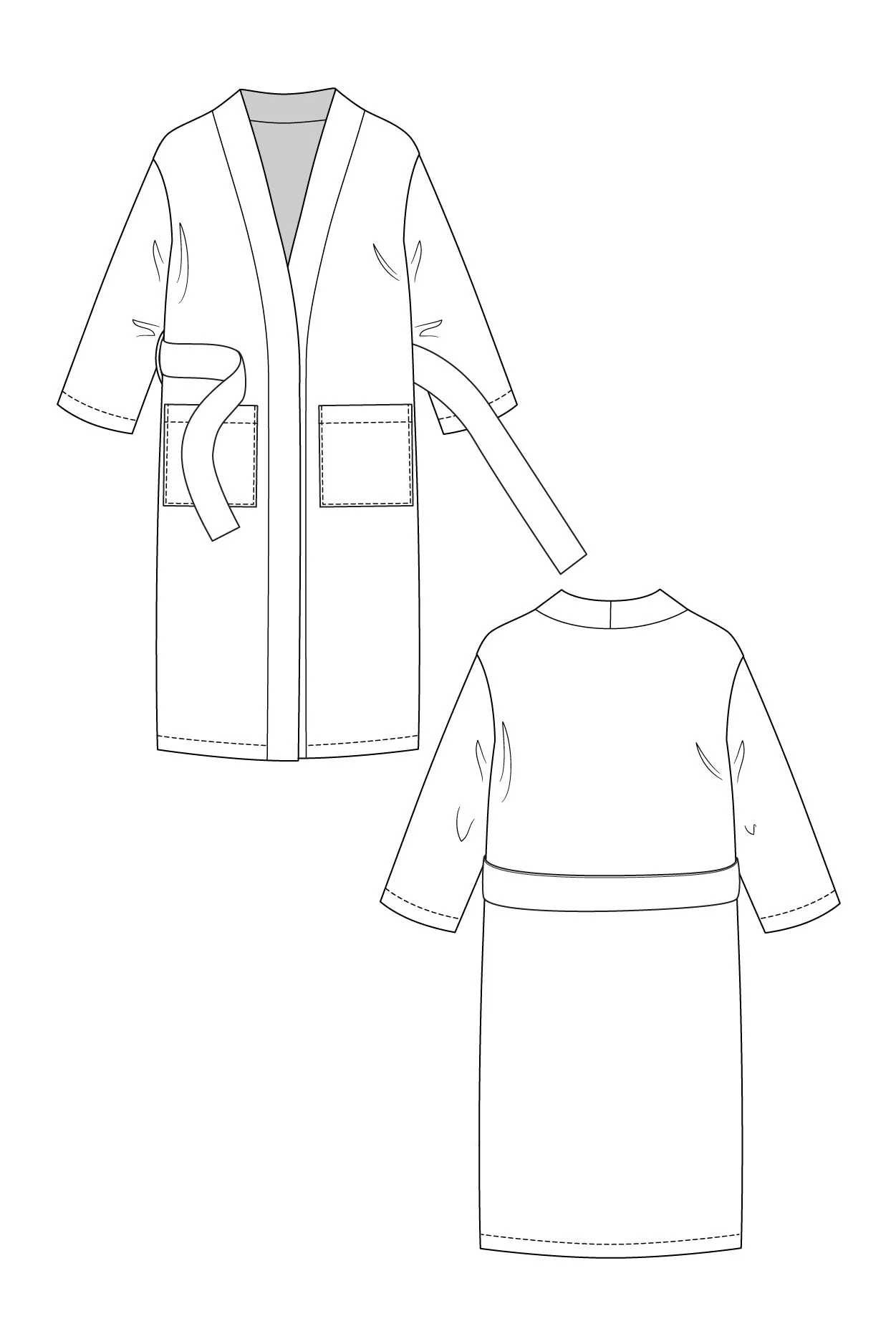 Named Lahja Unisex Dressing Gown - Image 15