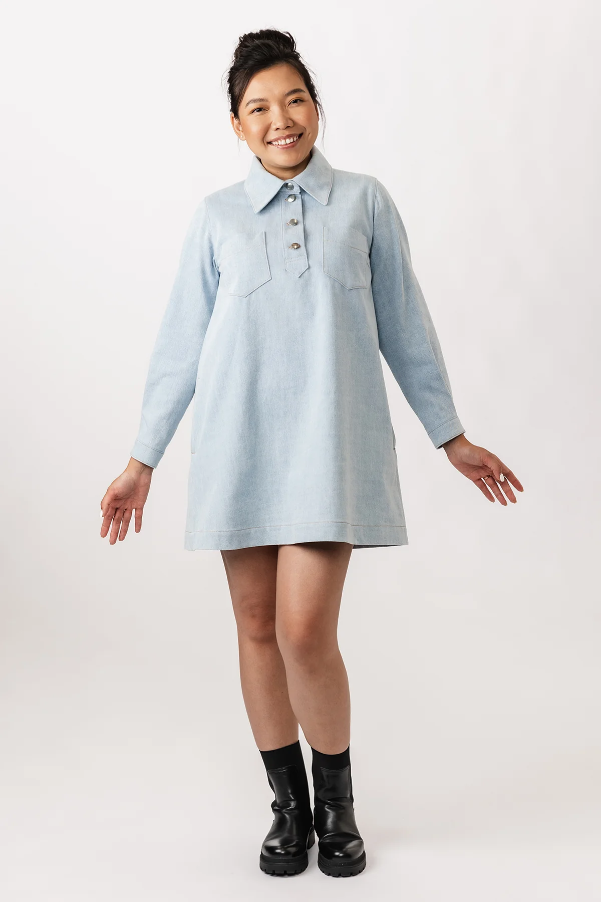 Named Loviisa Denim Dress - Image 4