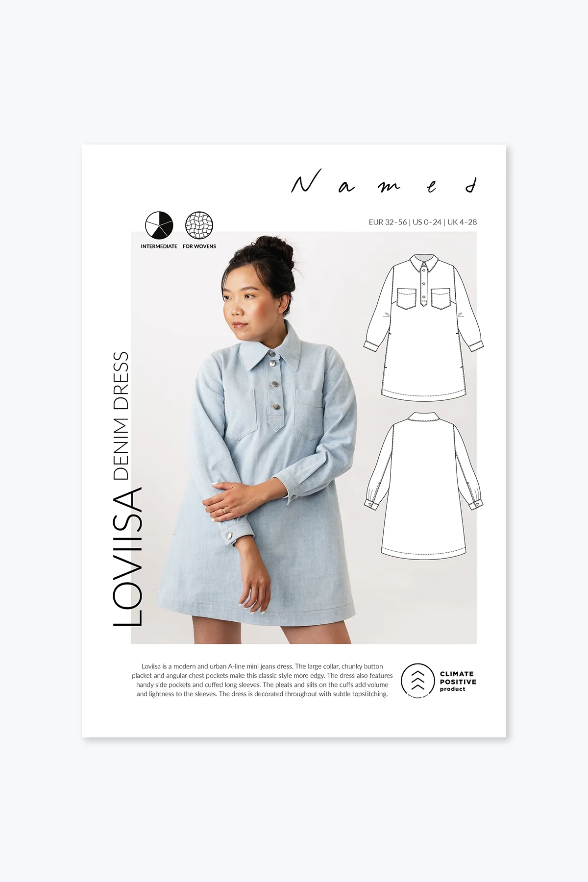 Named Loviisa Denim Dress - Image 9