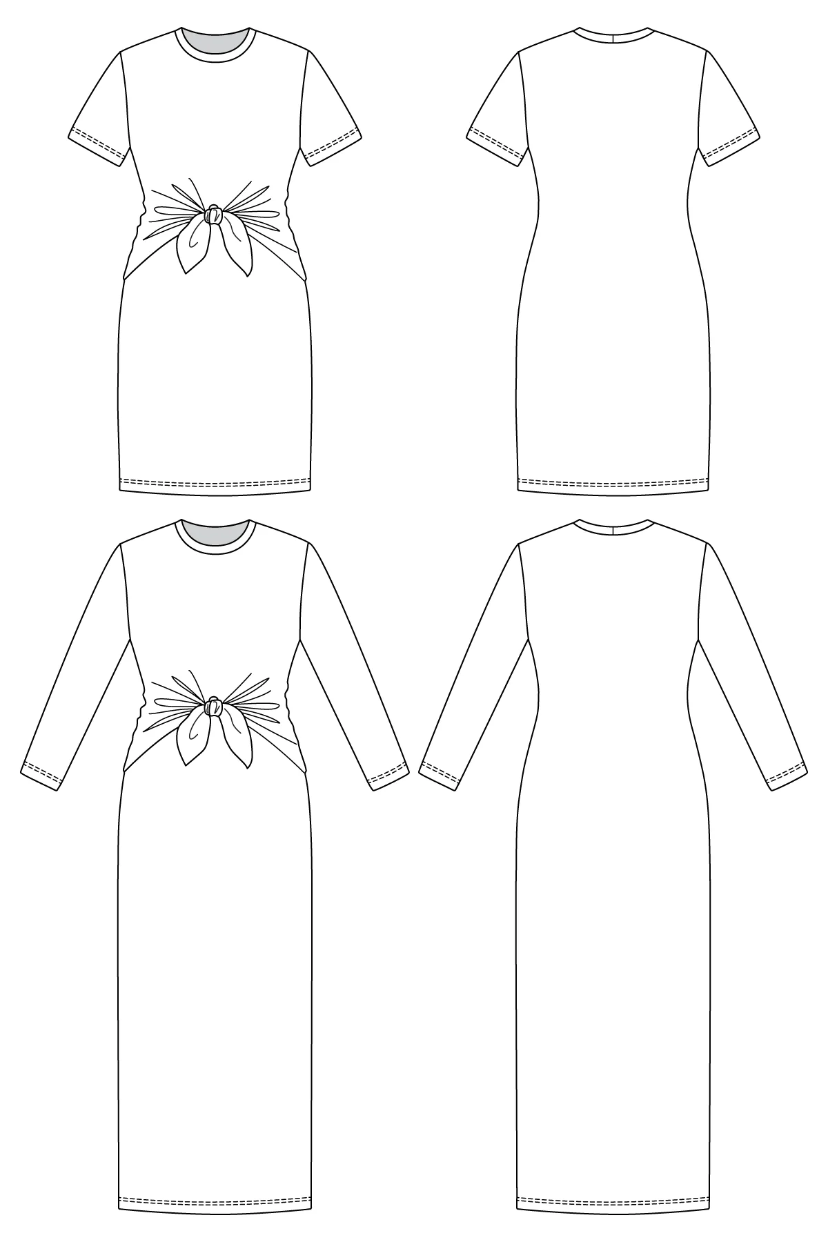 Named Lyyti Tie Front Dress - Image 13