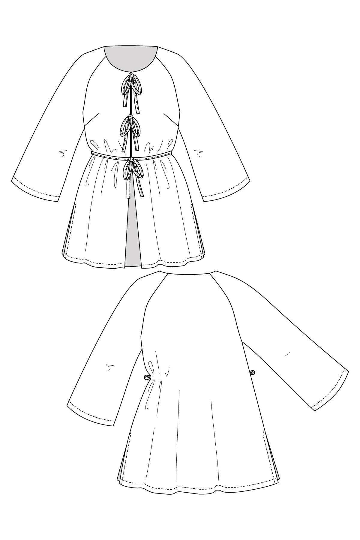 Named Maite Raglan Tunic and Dress - Image 18