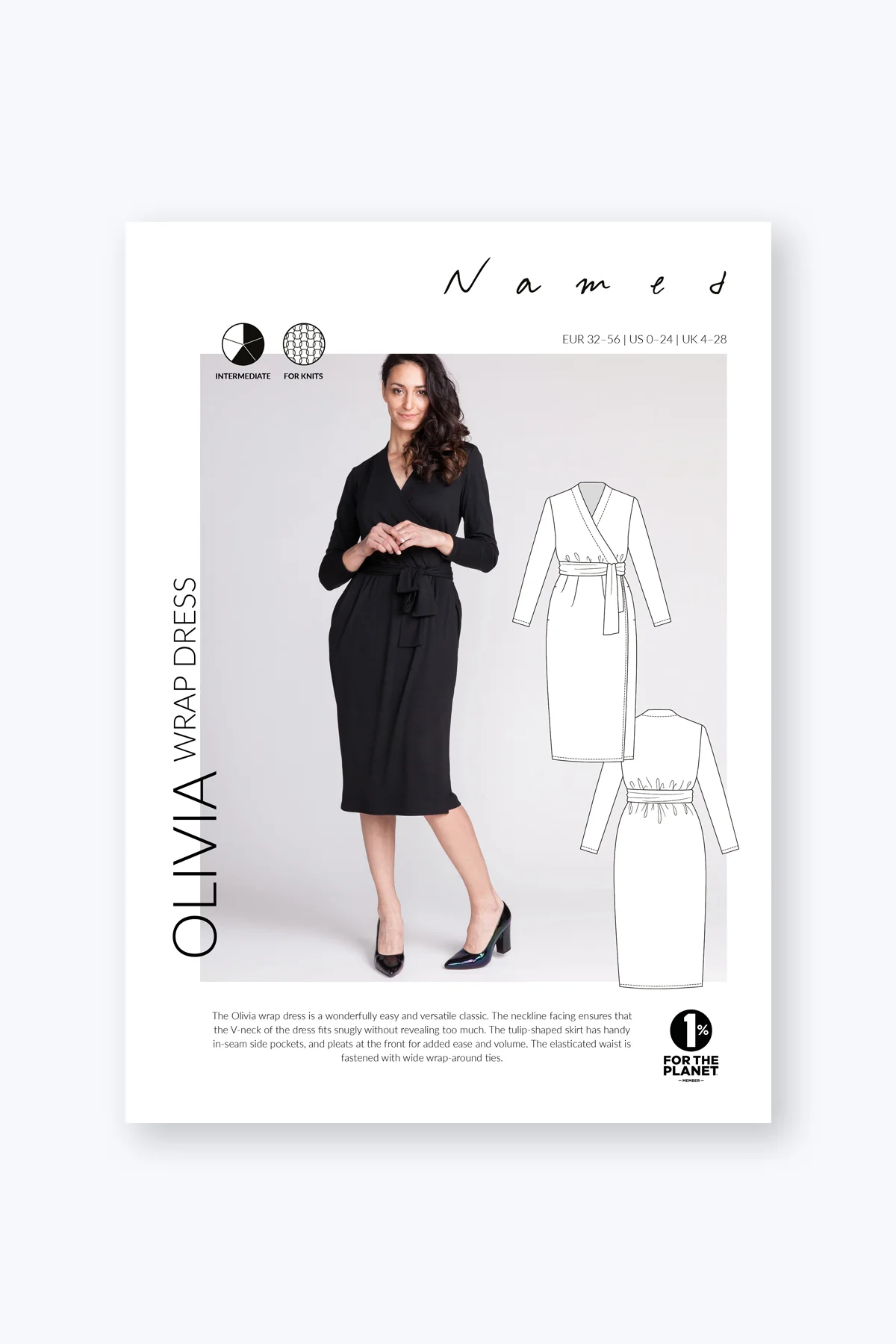 Named Olivia Wrap Dress - Image 5