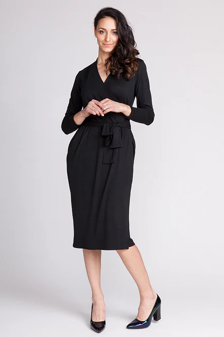 Named Olivia Wrap Dress - Printed copy shop (+£7.00)