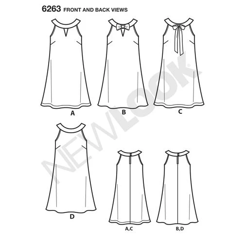 New Look A-Line Dress N6263 - Image 4