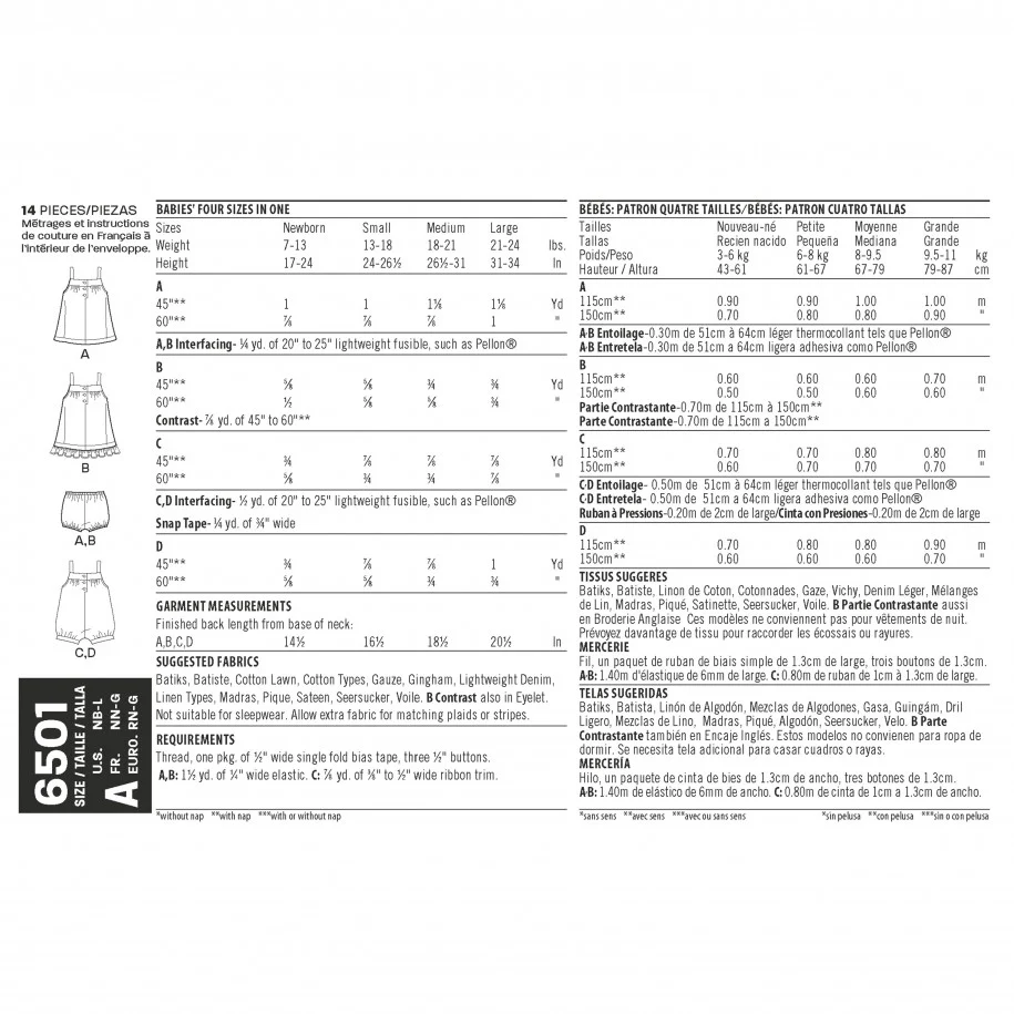 New Look Baby Dress and Romper N6501 - Image 7