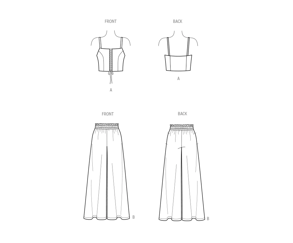 New Look Bra Top & Trousers N6779 - Image 8