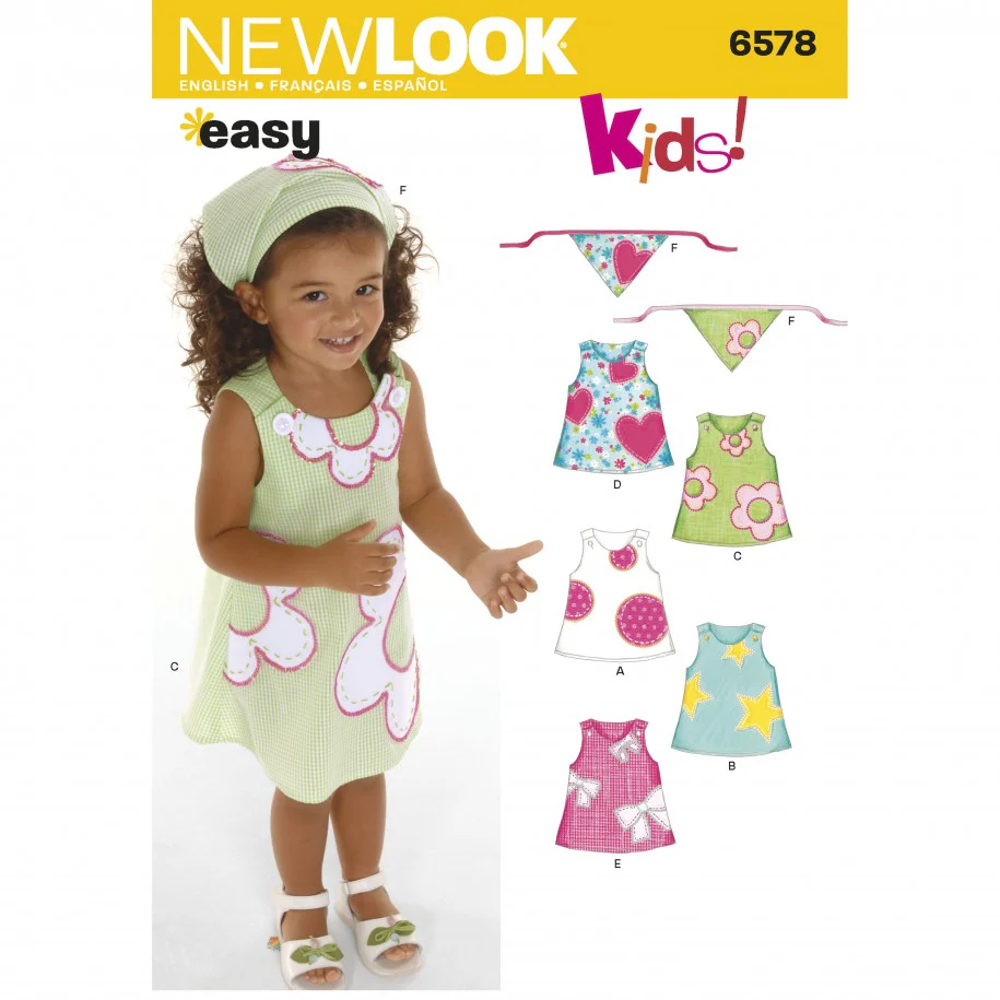 New Look Child/Baby Dresses N6578 - Image 2