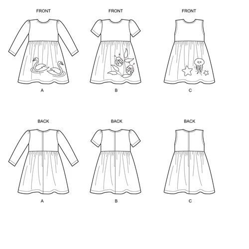 New Look Child/Baby Dresses N6647 - Image 5