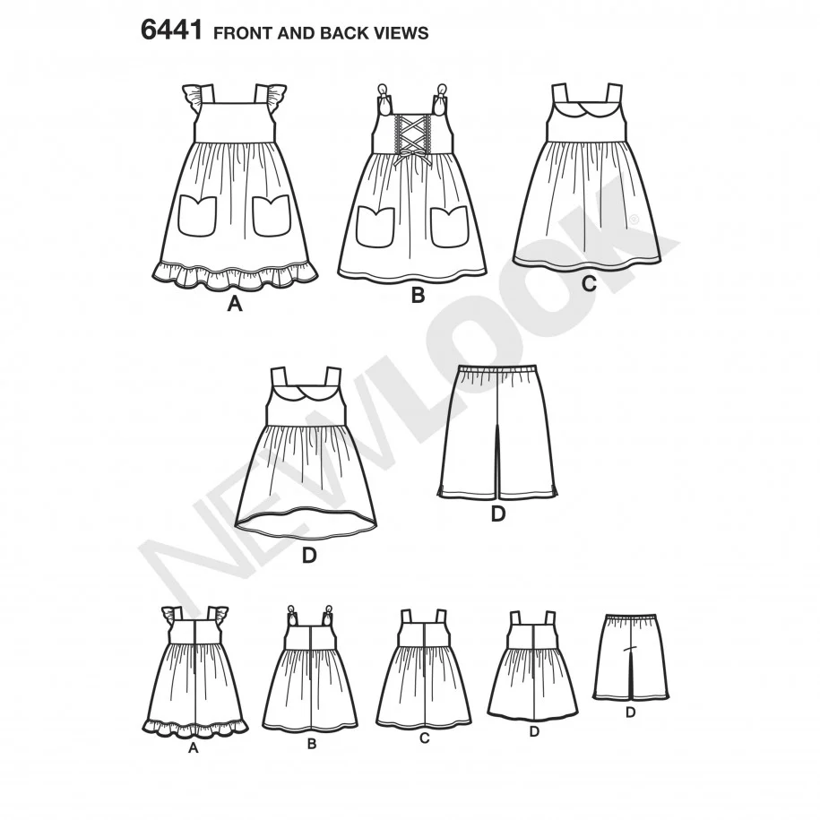 New Look Child Dresses, Top & Trousers N6441 - Image 5