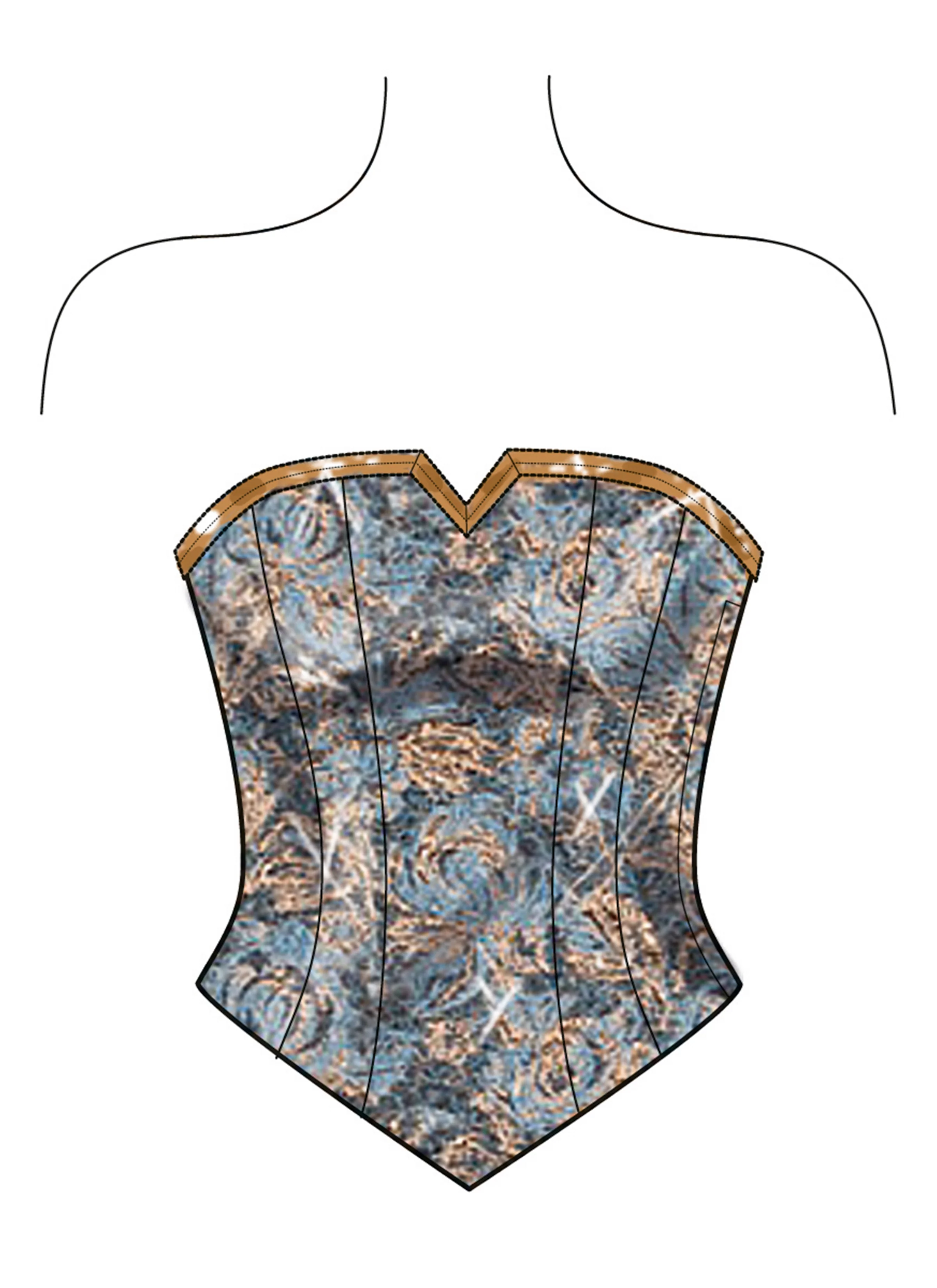 New Look Child/Teen Corsets, Trousers & Skirt N6787 - Image 2