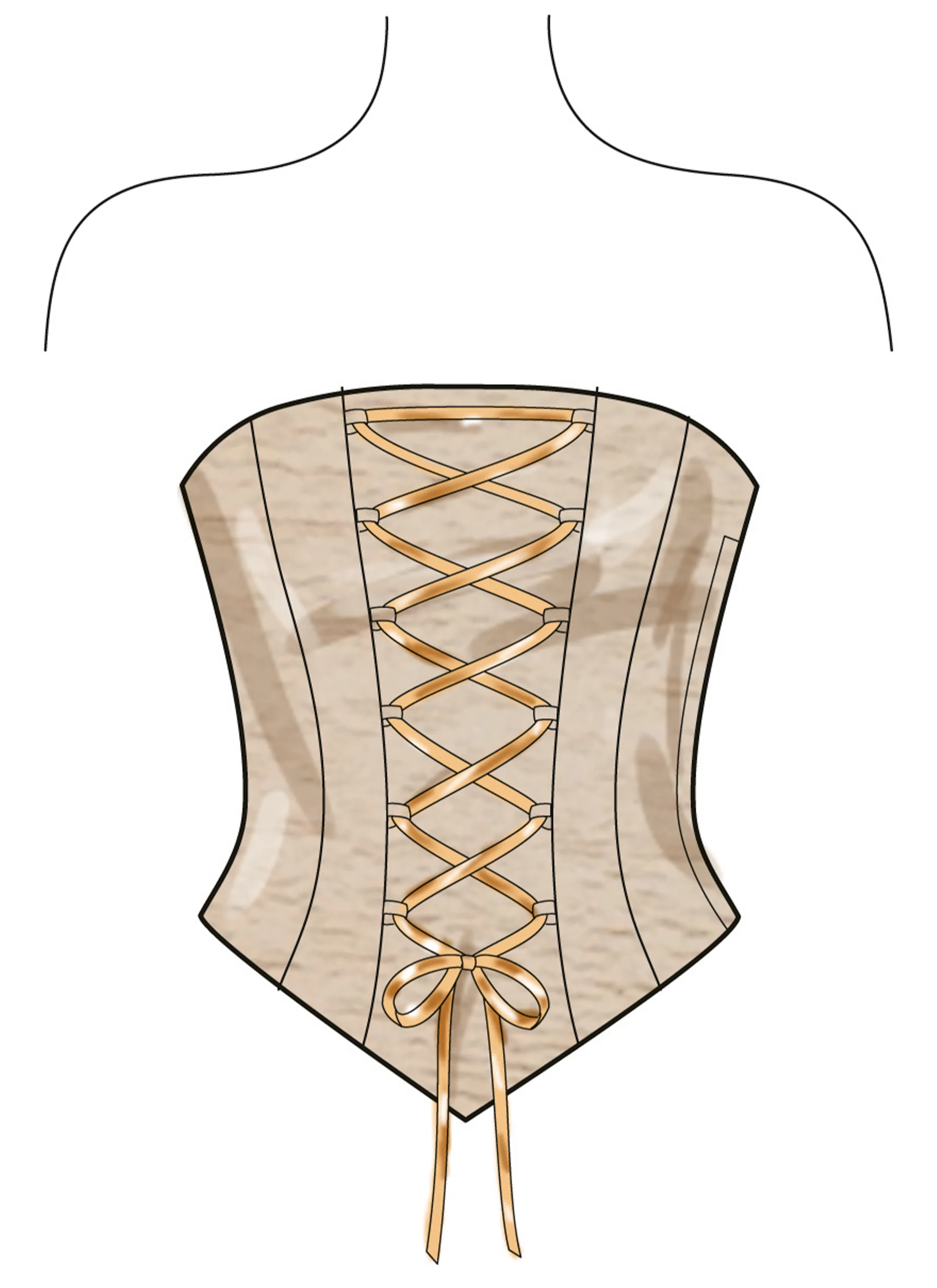 New Look Child/Teen Corsets, Trousers & Skirt N6787 - Image 3