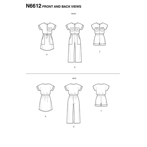 New Look Child/Teen Jumpsuit and Dress N6612 - Image 3