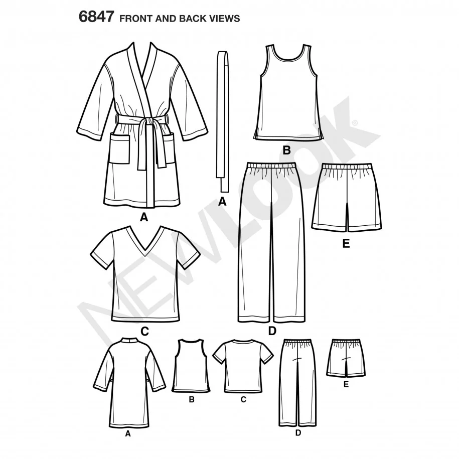 New Look Children's Nightwear N6847 - Image 8