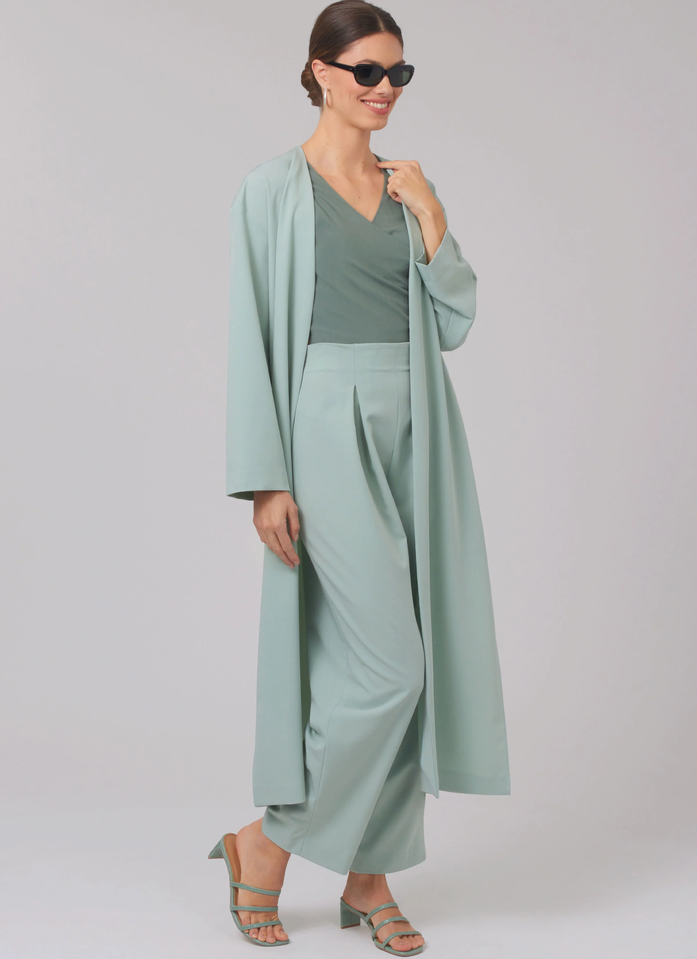 New Look Coat, Top and Trousers N6796