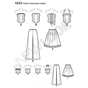 New Look Corset, Skirt and Trousers N6242 - Image 3
