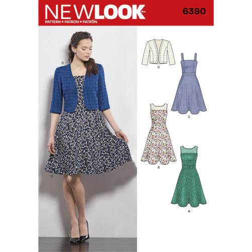 New Look Dress and Bolero N6390 - Image 2