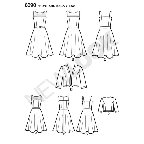 New Look Dress and Bolero N6390 - Image 6