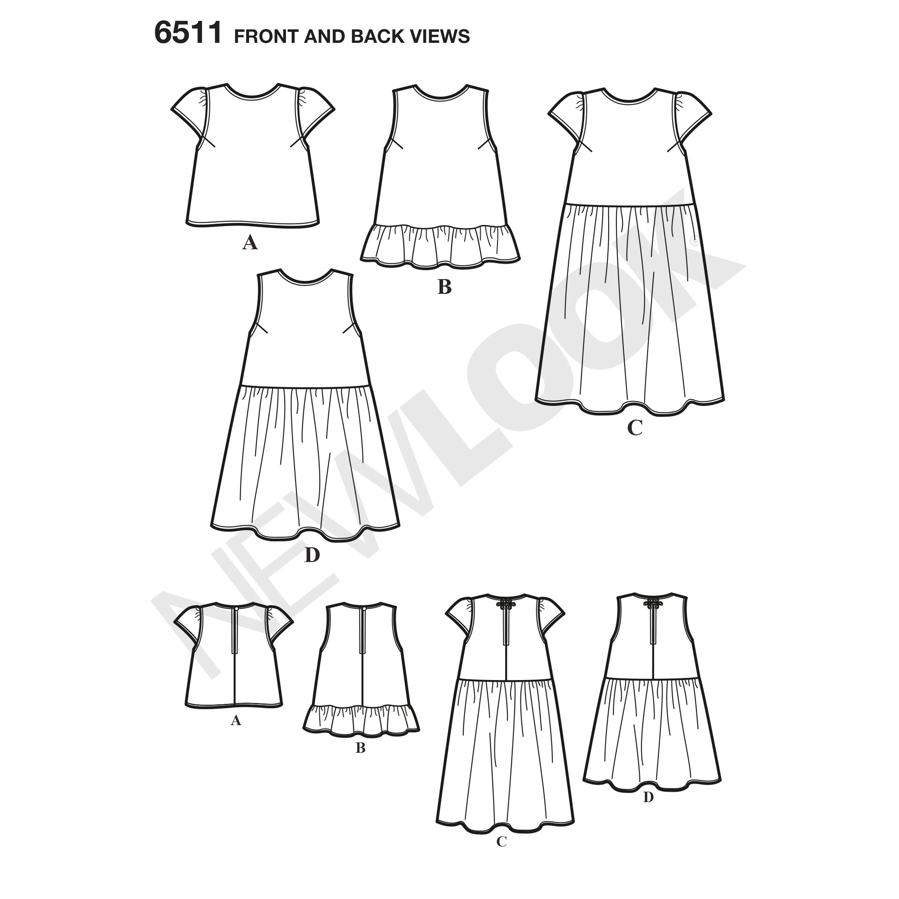 New Look Dress and Tops N6511 - Image 7